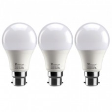 LED 9 Watt Bulb (Pack of 3) - Cool White
